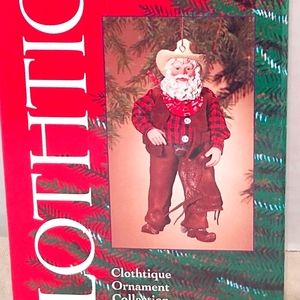 Clothtique Cowboy Santa